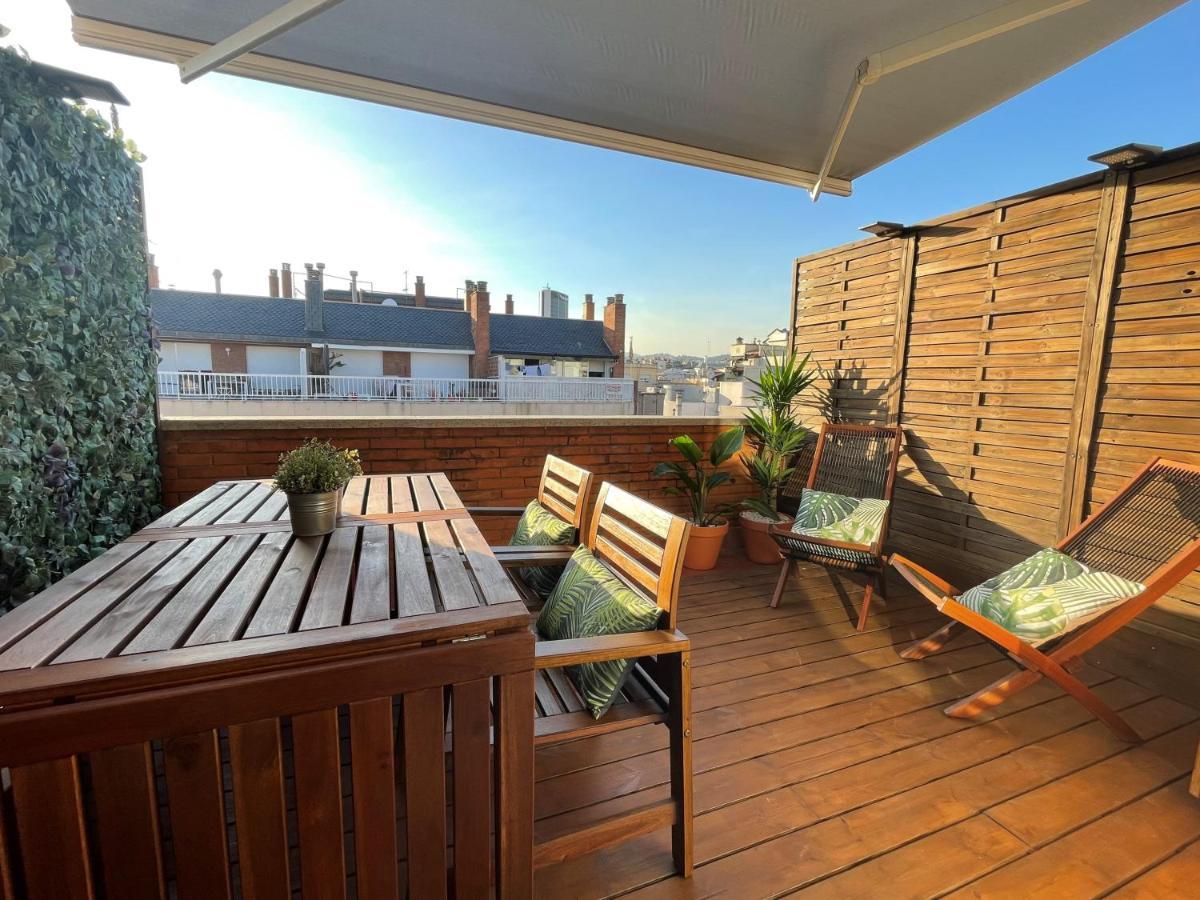 Barcelona Penthouse Private Terrace Sustainable Stay Keyless Access Kültér fotó