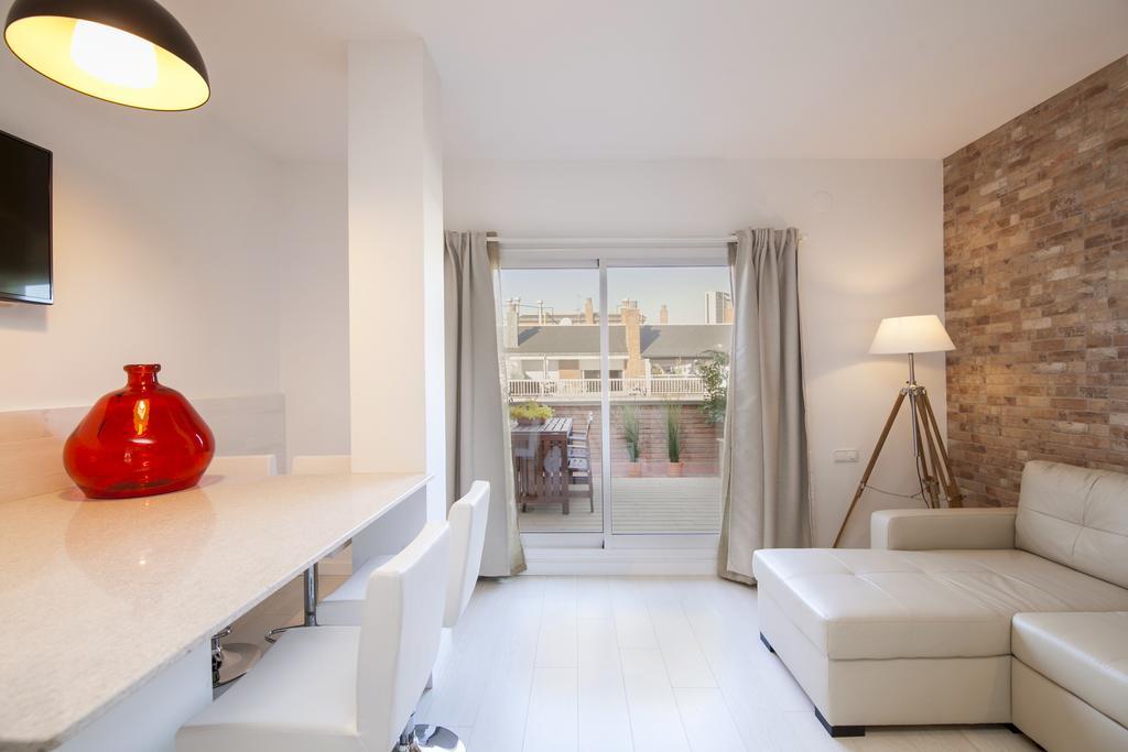 Barcelona Penthouse Private Terrace Sustainable Stay Keyless Access Kültér fotó