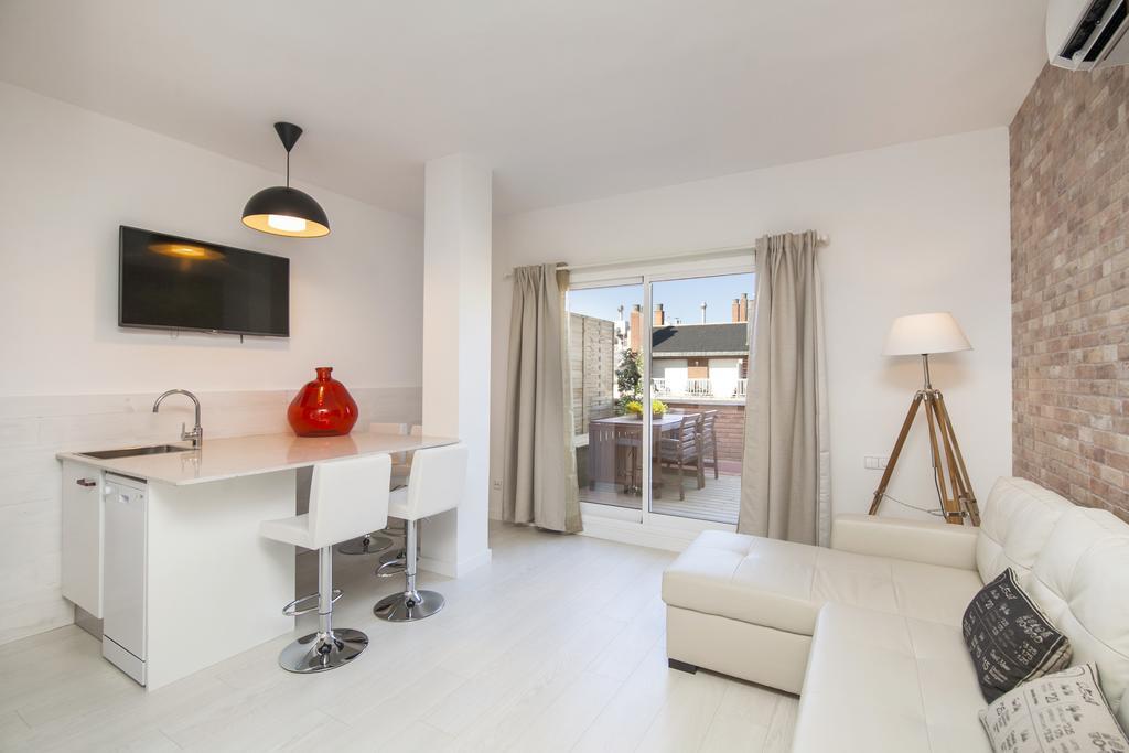Barcelona Penthouse Private Terrace Sustainable Stay Keyless Access Kültér fotó